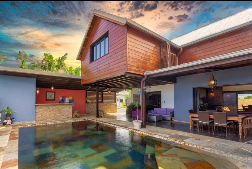 Chambre "Bleu Ocean" Villa Hermes Saint Pierre Exterior foto